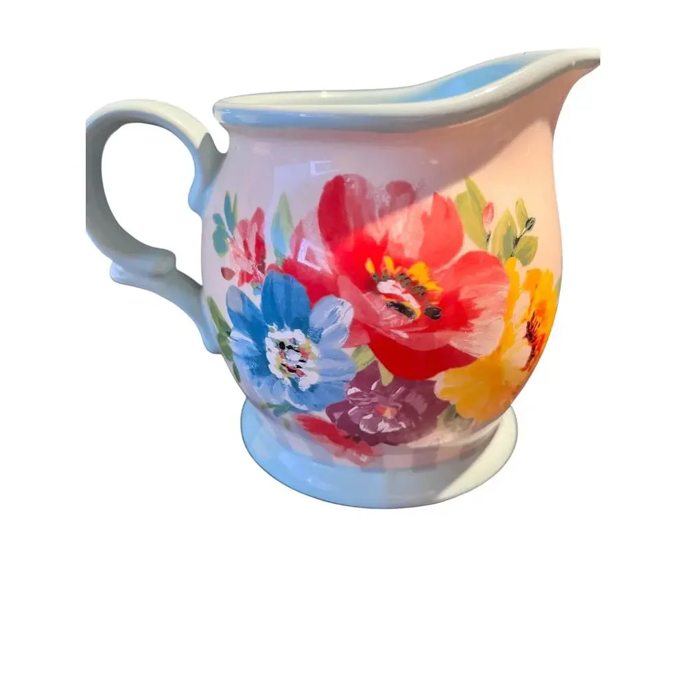 Pioneer Woman Sweet Romance Creamer & Sugar Bowl Set New